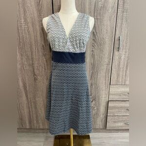 PATAGONIA Blue Printed “Margot” Dress. Size M